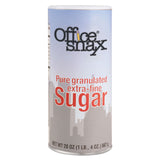Office Snax® Reclosable Canister of Sugar, 20 oz, 3/Pack (OFX00019G) Each