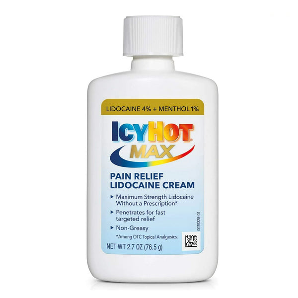 Icy Hot® Topical Pain Relief Lidocaine Cream 2.7 oz. (1230698_EA) 1/EA