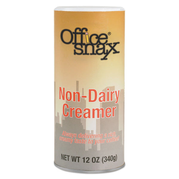 Office Snax® Reclosable Powdered Non-Dairy Creamer, 12 oz Canister, 3/Pack (OFX00020G)