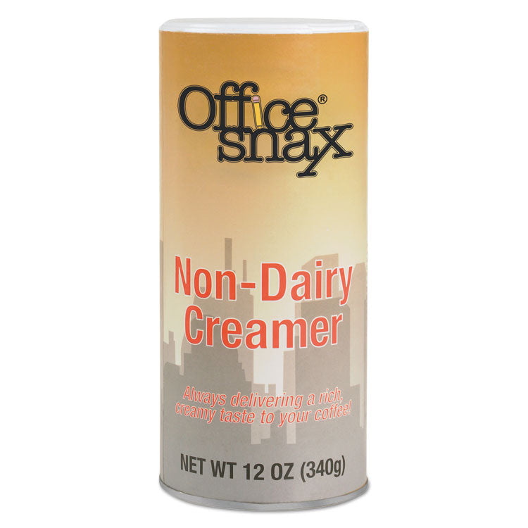 Office Snax® Reclosable Powdered Non-Dairy Creamer, 12 oz Canister, 3/Pack (OFX00020G) Each