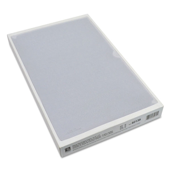 C-Line® Deluxe Vinyl Project Folders, Legal Size, Clear, 50/Box (CLI62139)