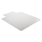 Alera® Moderate Use Studded Chair Mat for Low Pile Carpet, 36 x 48, Lipped, Clear (ALEMAT3648CLPL)