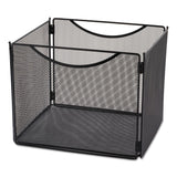 Safco® Onyx Desktop Box File, Letter Files, 12.5" x 11" x 10", Black (SAF2170BL) Each