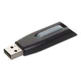 Verbatim® Store 'n' Go V3 USB 3.0 Drive, 16 GB, Black/Gray (VER49172)