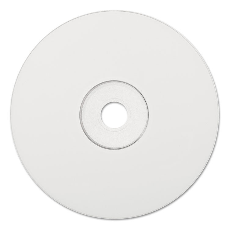 Verbatim® CD-R Printable Recordable Disc, 700 MB, 52x, Spindle, White, 100/Pack (VER95252)