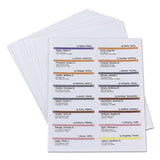 Smead™ Viewables Hanging Folder Tabs and Labels, Label Pack Refill, 1/3-Cut, Assorted Colors, 3.5" Wide, 160/Pack (SMD64915)