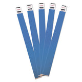 Advantus Crowd Management Wristbands, Sequentially Numbered, 10" x 0.75", Blue, 100/Pack (AVT75442) Pack of 100