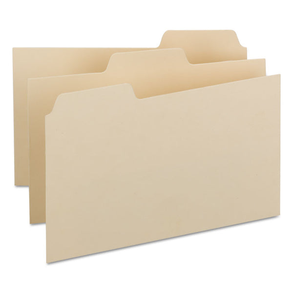 Smead™ Manila Card Guides, 1/3-Cut Top Tab, Blank, 5 x 8, Manila, 100/Box (SMD57030)