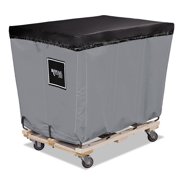 Royal Basket Trucks Vinyl Cover, 12 Bushel, Vinyl/Elastic, Black (RBTL12KKXVCN) Each