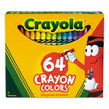 Crayola® Classic Color Crayons in Flip-Top Pack with Sharpener, 64 Colors/Pack (CYO52064D) Box of 64