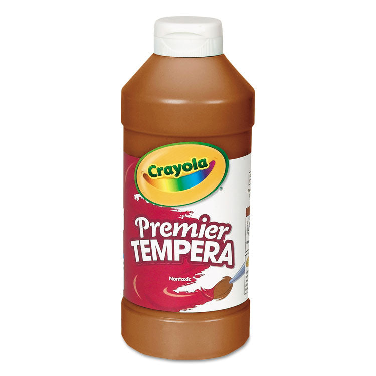 Crayola® Premier Tempera Paint, Brown, 16 oz Bottle (CYO541216007) Each