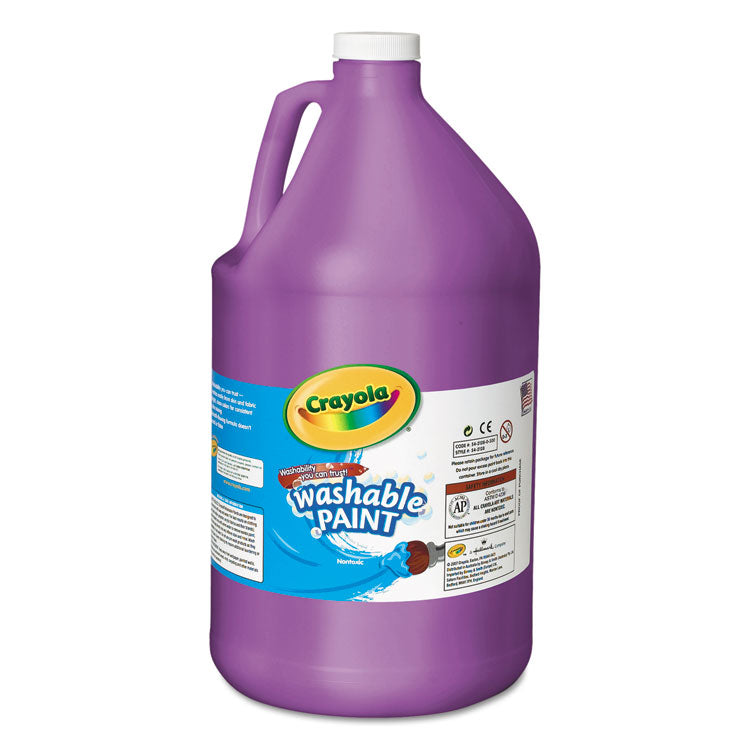 Crayola® Washable Paint, Violet, 1 gal Bottle (CYO542128040) Each