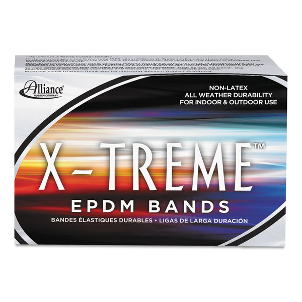 Alliance® X-Treme Rubber Bands, Size 117B, 0.08" Gauge, Black, 1 lb Box, 200/Box (ALL02004) 1 Lb Box