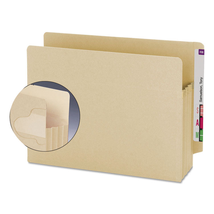 Smead™ Manila End Tab TUFF Pockets, 3.5" Expansion, Letter Size, Manila, 10/Box (SMD75150) Box of 10