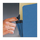 Smead™ Colored File Pockets, 1.75" Expansion, Letter Size, Blue (SMD73215)