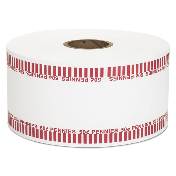 Pap-R Products Automatic Coin Rolls, Pennies, $.50, 1900 Wrappers/Roll (CTX50001)