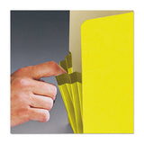 Smead™ Colored File Pockets, 5.25" Expansion, Letter Size, Yellow (SMD73243)