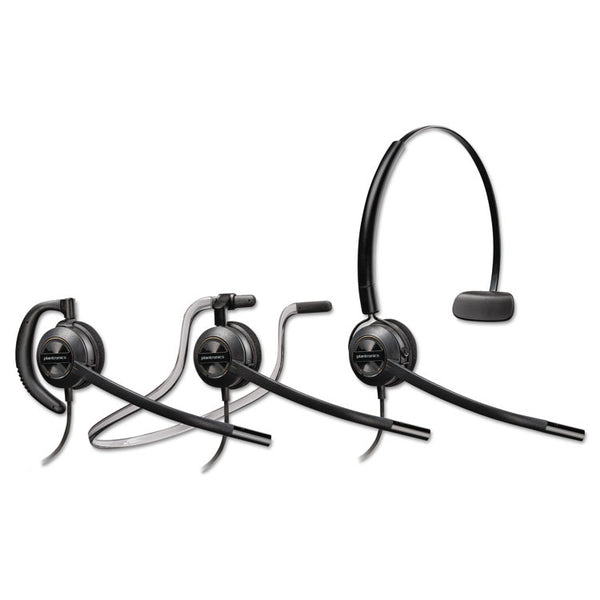 poly® EncorePro 540 Monaural Convertible Headset, Black (PLNHW540)