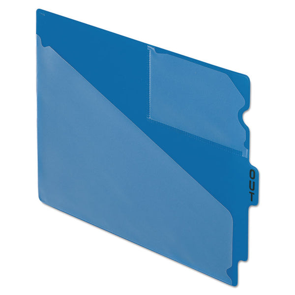 Pendaflex® Colored Poly Out Guides with Center Tab, 1/3-Cut End Tab, Out, 8.5 x 11, Blue, 50/Box (PFX13542) Box of 50