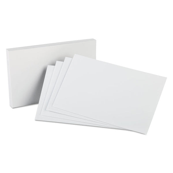 Oxford™ Unruled Index Cards, 5 x 8, White, 100/Pack (OXF50)
