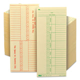 TOPS™ Time Clock Cards, Replacement for K14-15, Two Sides, 3.38 x 8.25, 500/Box (TOP1260) Pack of 500