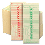 TOPS™ Time Clock Cards, Replacement for CH-107-2, Two Sides, 3.5 x 9, 500/Box (TOP1275) Pack of 500