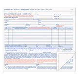 TOPS™ Hazardous Material Short Form, Three-Part Carbonless, 7 x 8.5, 50 Forms Total (TOP3841) Packof 50