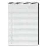 TOPS™ Docket Diamond Top-Wire Ruled Planning Pad, Wide/Legal Rule, Black Cover, 60 White 8.5 x 11.75 Sheets (TOP63978) Each