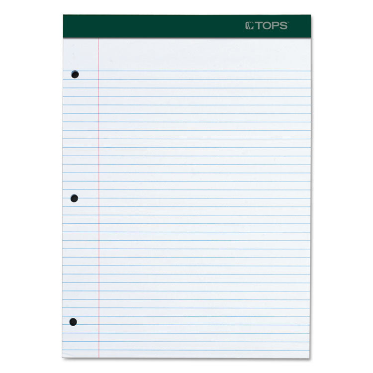 TOPS™ TOP63384 Double Docket Ruled Pads with Extra Sturdy Back, Medium ...