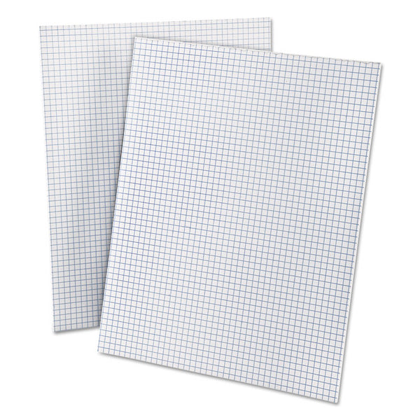 Ampad® Quadrille Pads, Quadrille Rule (4 sq/in), 50 White (Heavyweight 20 lb Bond) 8.5 x 11 Sheets (TOP22000)