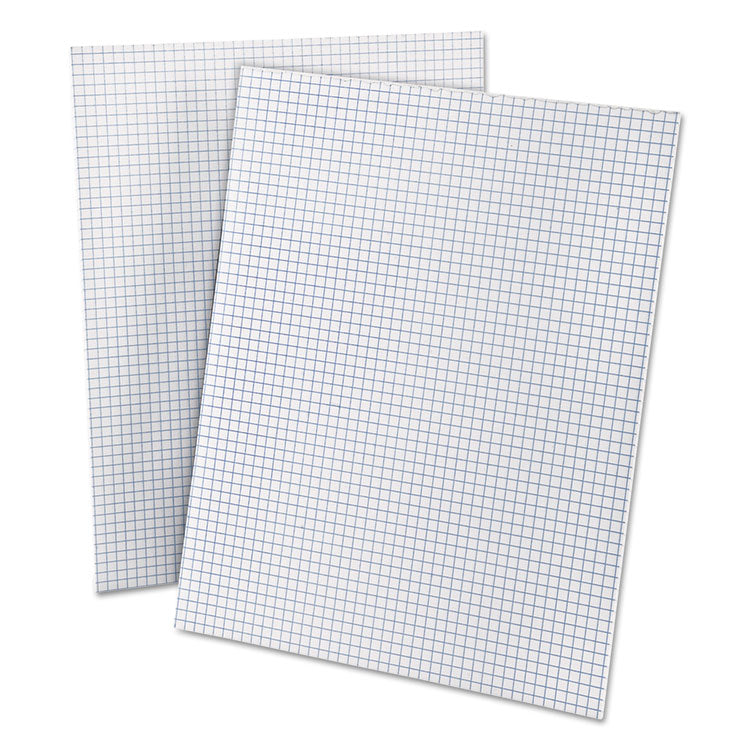 Ampad® Quadrille Pads, Quadrille Rule (4 sq/in), 50 White (Heavyweight 20 lb Bond) 8.5 x 11 Sheets (TOP22000) Each