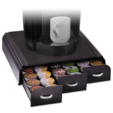 Mind Reader Anchor 36 Capacity Coffee Pod Drawer, 13.46 x 12.87 x 2.72, Black (EMSTRY01BLK) Each