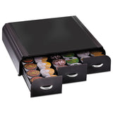 Mind Reader Anchor 36 Capacity Coffee Pod Drawer, 13.46 x 12.87 x 2.72, Black (EMSTRY01BLK) Each