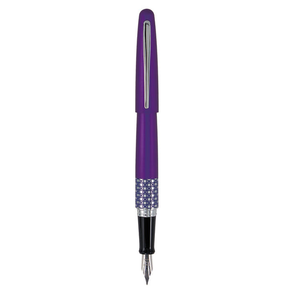 Pilot® MR Retro Pop Collection Fountain Pen, Fine 0.7 mm, Black Ink, Purple (PIL91434)