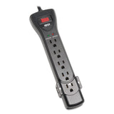 Tripp Lite Protect It! Surge Protector, 7 AC Outlets, 7 ft Cord, 2,160 J, Black (TRPSUPER7B) Each