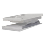 Royal Basket Trucks Poly Hinged Lids, 16 Bushel, Polyethylene/Steel, Gray (RBTL16GRXLDN) Each