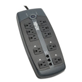 Tripp Lite Protect It! Surge Protector, 10 AC Outlets, 8 ft Cord, 2,395 J, Black (TRPTLP1008TEL) Each