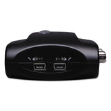 Tripp Lite Compact USB KVM Switch with Audio and Cable, 2 Ports (TRPB004VUA2KR) Each