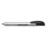 BIC® Intensity Retractable Permanent Marker, Fine Bullet Tip, Black, Dozen (BICPMR11BK) Dozen