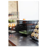 Safco® 3 Drawer Hospitality Organizer, 7 Compartments, 11.5 x 8.25 x 8.25, Black (SAF3275BL) Each