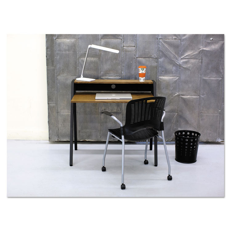 Safco® Bubble Wastebaskets, 6 gal, Steel, Black (SAF9740BL) Each