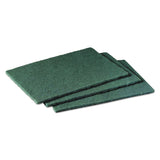 Scotch-Brite™ PROFESSIONAL Commercial Scouring Pad 96, 6 x 9, Green, 10/Pack (MMM96CC) Pack of 10