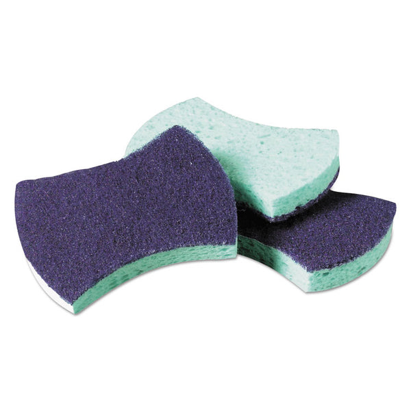 Scotch-Brite™ PROFESSIONAL Power Sponge #3000, 2.8 x 4.5, 0.6" Thick, Blue/Teal, 20/Carton (MMM3000CT) Case of 20