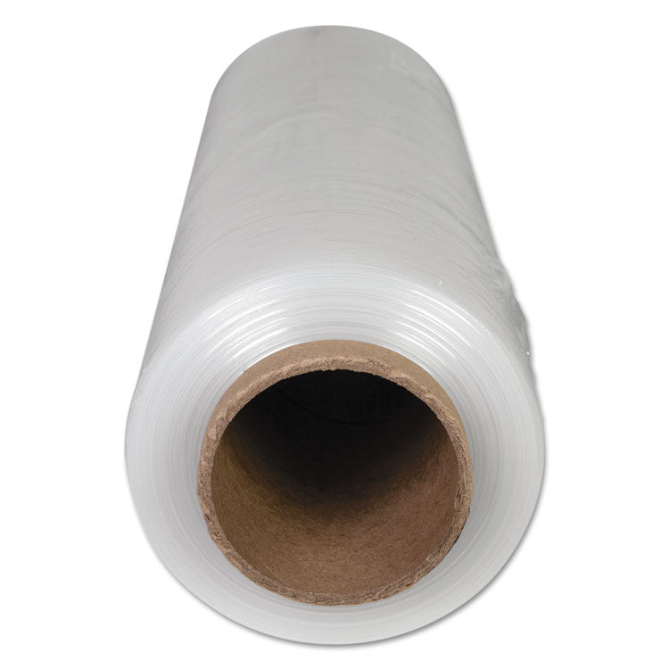 Universal® High-Performance Handwrap Film, 18" x 1,500 ft, 12 mic (47-Gauge), Clear, 4/Carton (UNV64718) 1 Carton