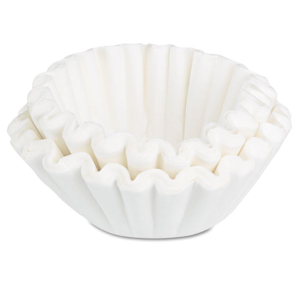 BUNN® Coffee Filters, 8 to 12 Cup Size, Flat Bottom, 100/Pack (BUNBCF100B) Pack of 100