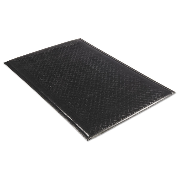 Guardian Soft Step Supreme Anti-Fatigue Floor Mat, 36 x 60, Black (MLL24030501DIAM)