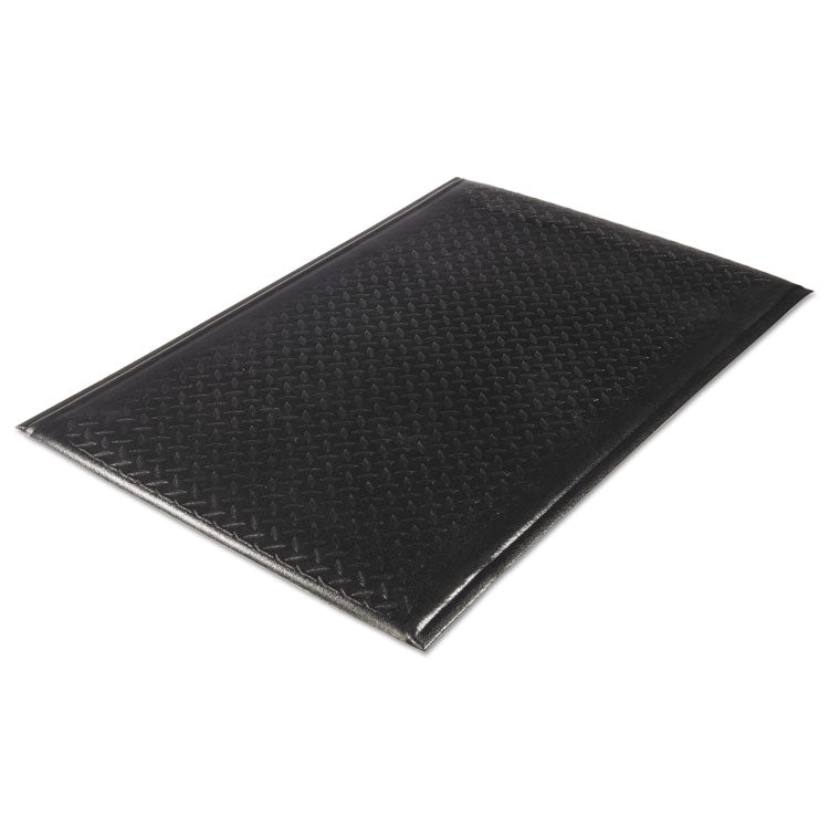 Guardian Soft Step Supreme Anti-Fatigue Floor Mat, 24 x 36, Black (MLL24020301DIAM)