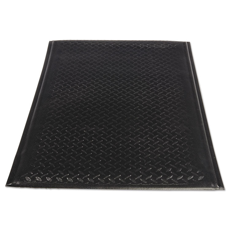 Guardian Soft Step Supreme Anti-Fatigue Floor Mat, 36 x 60, Black (MLL24030501DIAM)