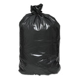 Earthsense® Commercial Linear Low Density Recycled Can Liners, 45 gal, 1.25 mil, 40" x 46", Black, 10 Bags/Roll, 10 Rolls/Carton (WBIRNW4850) Case of 100