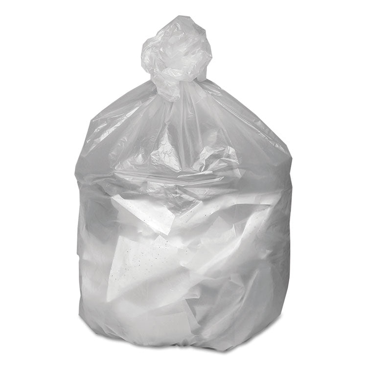 Ultra Plus® Can Liners, 16 gal, 8 microns, 24" x 33", Natural, 50 Bags/Roll, 20 Rolls/Carton (WBIHD24338N) Case of 1000